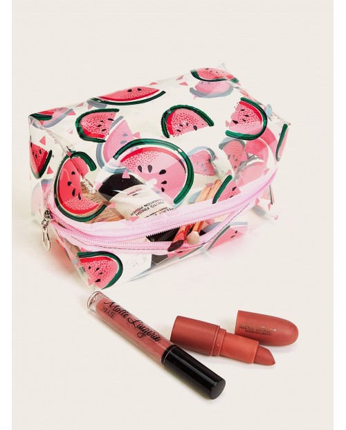 Watermelon Pattern Waterproof Makeup Bag